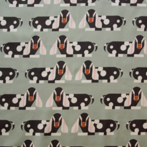 Charley Harper Best Friends - Poplin-44/45" | Resting Goat Sprout Poplin