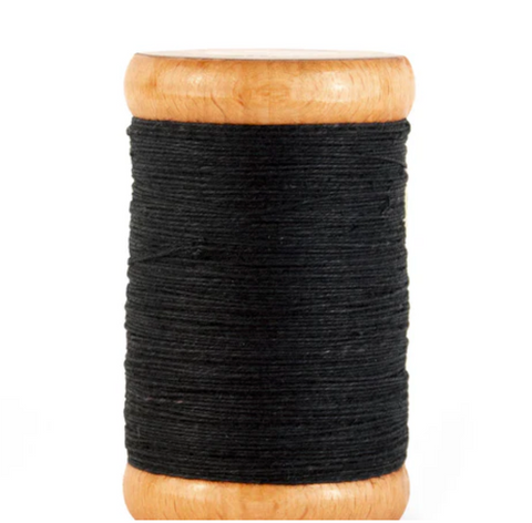 100% Linen Thread 12/3 Black